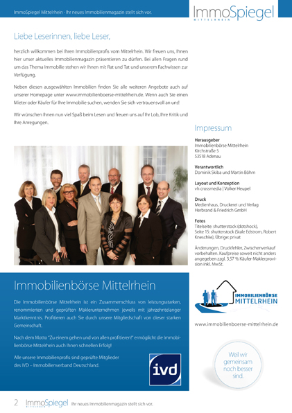 ImmoSpiegel Mittelrhein – Immobilien Skiba - Ihr Immobilienmakler aus Adenau in der Eifel