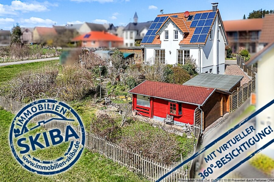 Tolle Aussicht in ruhiger Lage mit stilvoll angelegtem Garten - junges, energieeffizientes Wohnhaus - Einfamilienhaus mit großem Garten