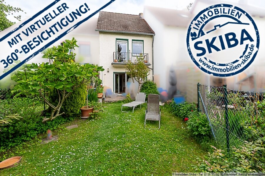 Gemütliches Reihenmittelhaus mit Garten in Lannesdorf - Terrasse und Garten