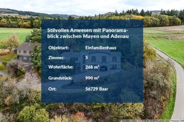 Ansprechendes Wohnhaus mit Panoramablick zwischen Mayen und Adenau - Einfamilienhaus Niederbaar