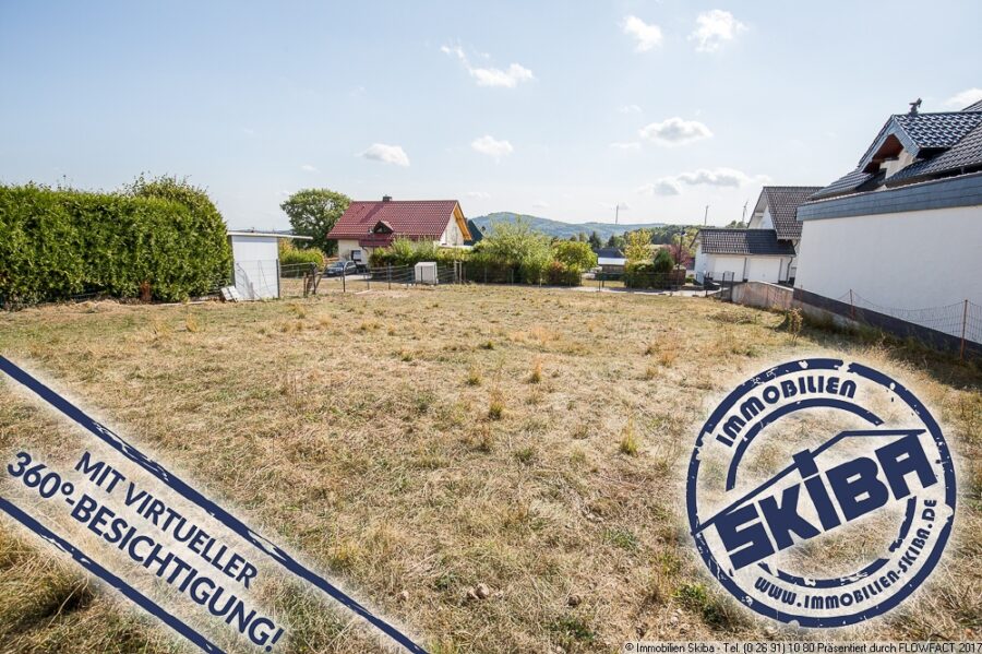 Ruhige Lage: Baugrundstück im Eifeldorf Ditscheid bei Mayen - Aussicht vom Grundstück