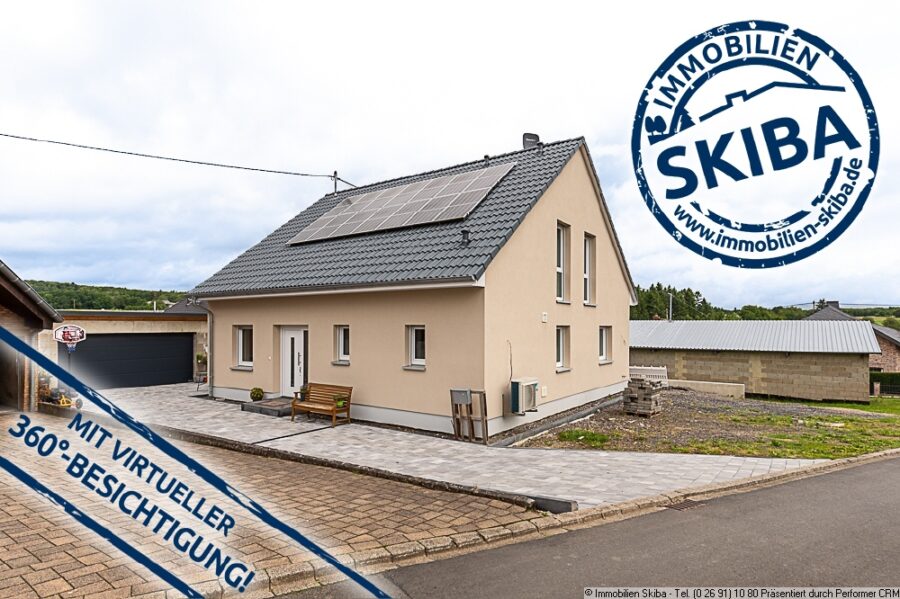 Junger Neubau aus 2023 mit Doppelgarage und großem Grundstück in Retterath/Vulkaneifel - Junger Neubau