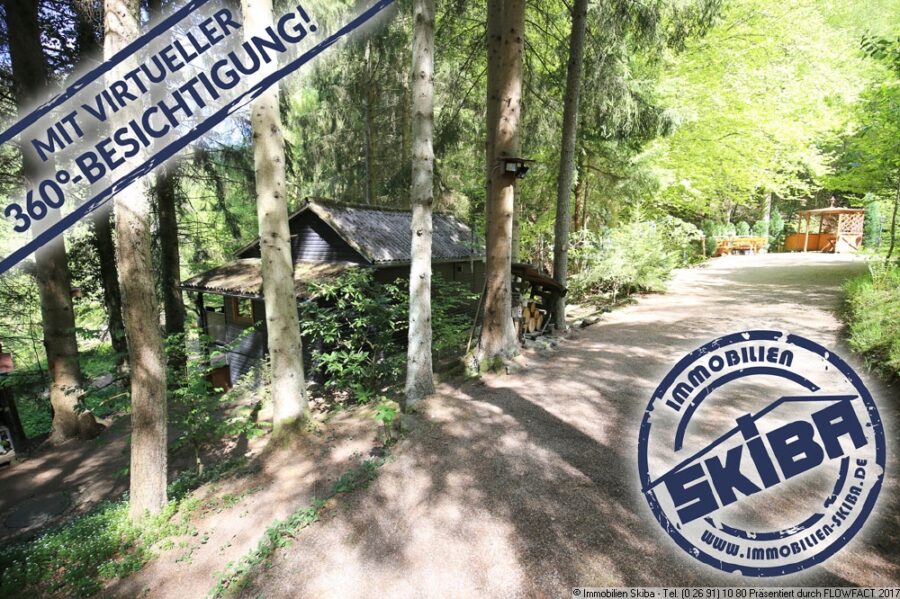 Ruhig gelegenes Wochenendhaus auf märchenhaftem Waldgrundstück im Ommelbachtal - Einfahrt