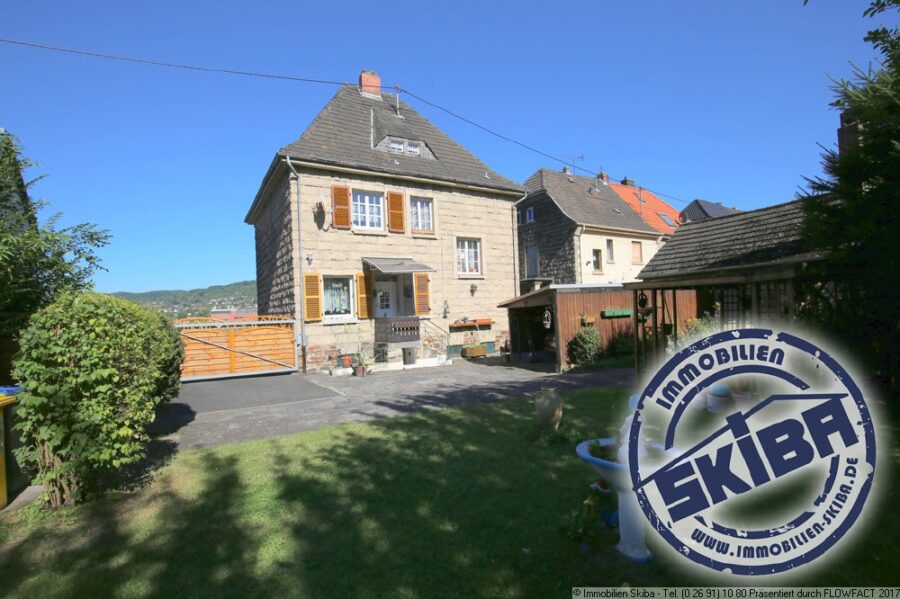 Haus mit Rheinblick und schönem Garten in Brohl-Lützing - Haus mit Garten