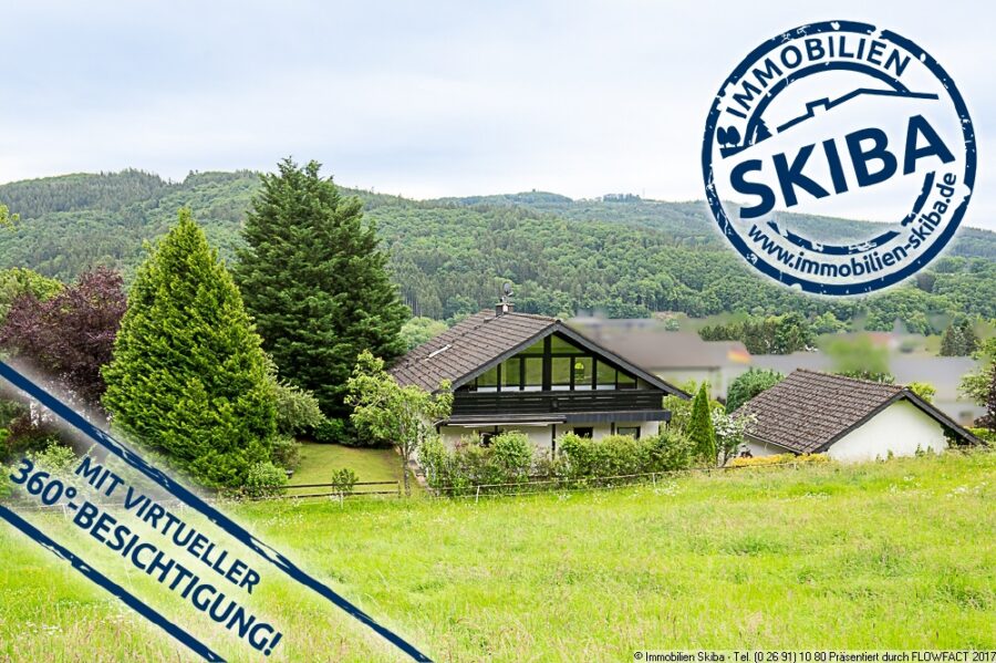 Eckgrundstück am Waldrand mit schöner Aussicht in Antweiler/Ahr - Wohnhaus mit schöner Aussicht