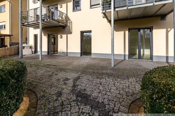 Betreutes Wohnen - Selbständig wohnen mit Service in der Eifel Nähe Adenau - Blick auf die Terrasse