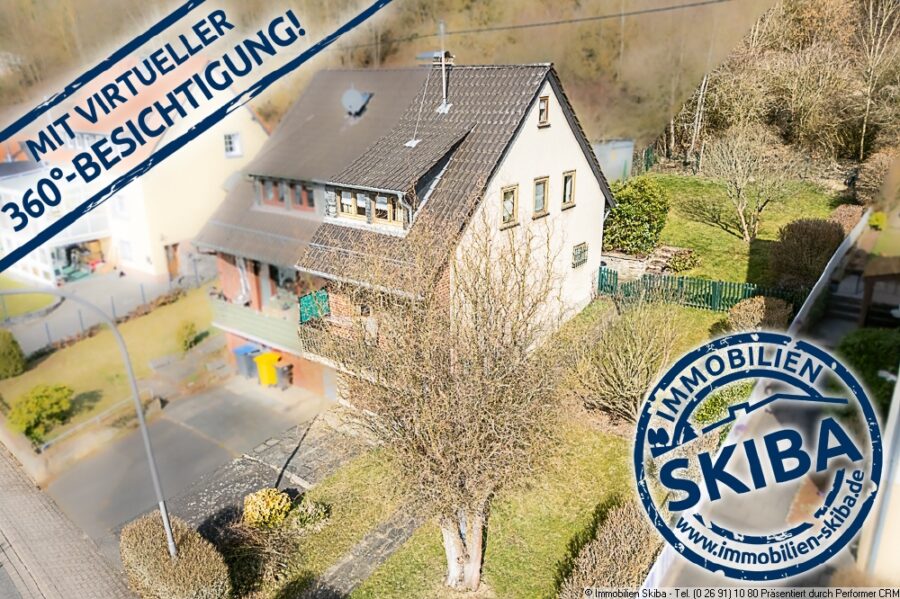 Doppelhaushälfte mit Balkon und Garten zentrumsnah in Adenau - Doppelhaushälfte in Adenau