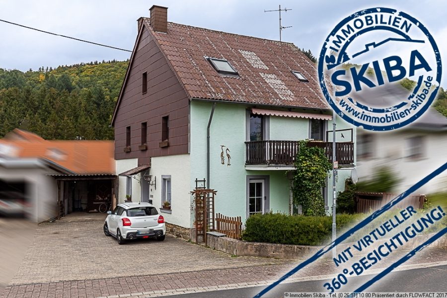 Renditeobjekt: Ferienapartment- oder Festvermietung in Kelberg-Zermüllen Nähe Nürburgring - Blick auf Haus