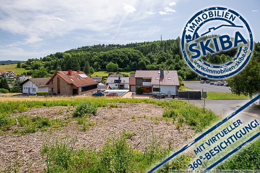 Baugrundstück mit Ausblick ins Grüne oberhalb von Adenau - Baugrundstück in Adenau