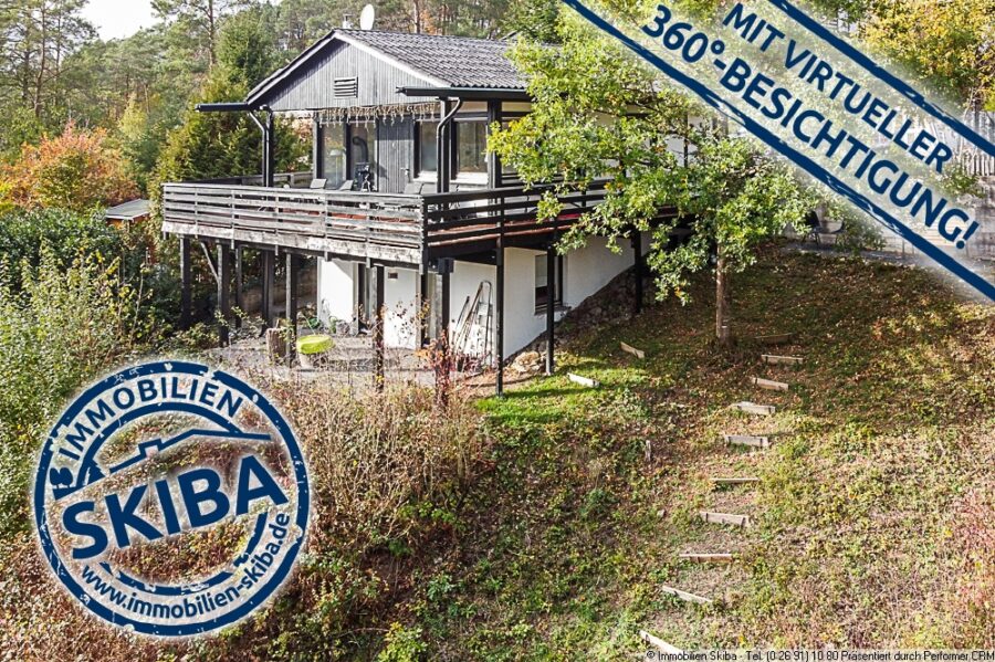 Wochenendhaus mit Aussicht über die Eifelwälder: besonders schöne Eckrandlage in Blankenheim-Ahrdorf - Wochenendhaus mit Ausblick